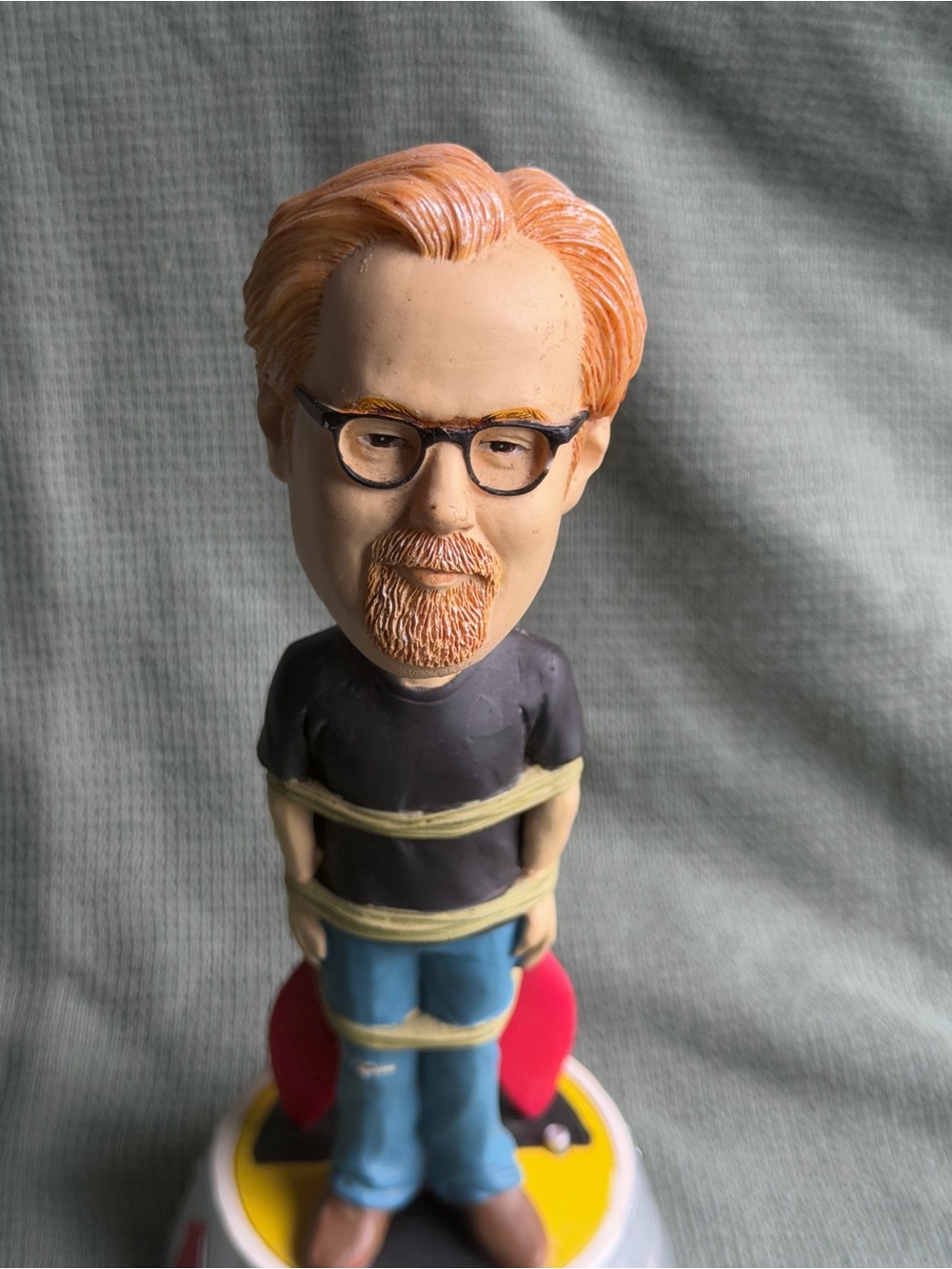 Collectible Kids Toy Figure in Black, Blue and Orange
